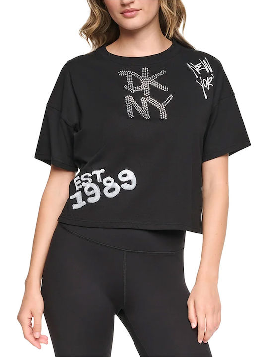 DKNY Дамско T-shirt Черно