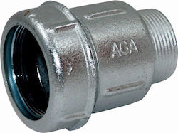 AGAflex Мъжка Връзка За Тръба От Полиетилен 3/8"