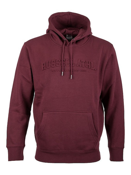 Russell Athletic Burgundy Hooded Sweatshirt