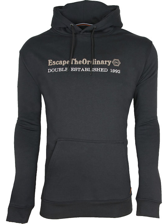 Double Double Sweatshirt mit Kapuze Grau