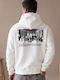 Hooded White Sweatshirt