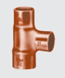 Conex Copper Reducing Tee Series 5000 28 X 18 X 28mm 5130028018028