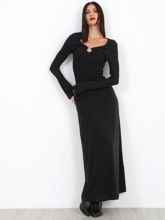 Summer Maxi Evening Dress Black
