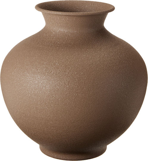 Koopman Декоративна Металик Кафява Ваза Y23cm