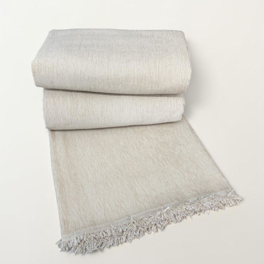 Linea Home Berre Sesselüberwurf P180xM160cm Ecru