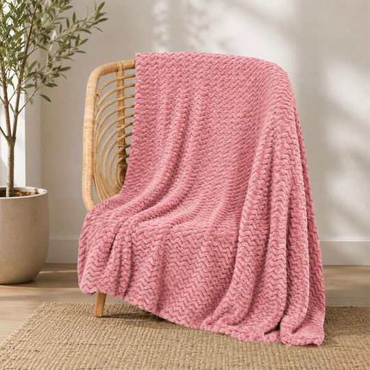 SpitiBazaar Fleece Blanket Double 215x230cm Rotten Apple