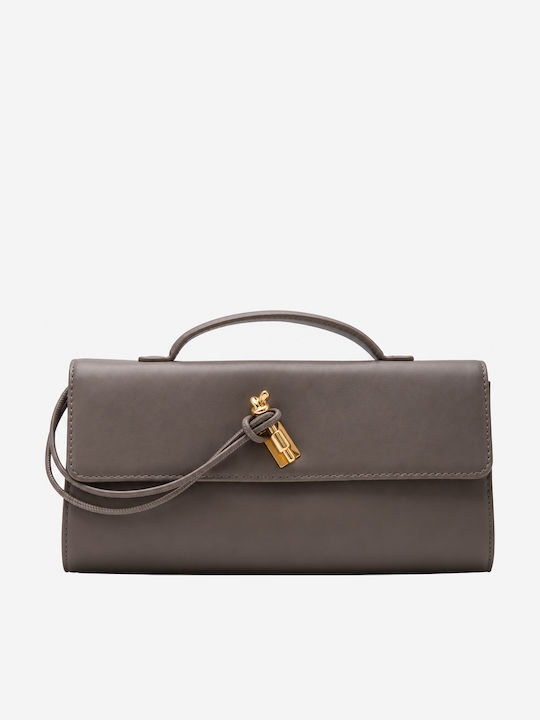 Fabric Women's Khaki Handbag