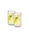 Luigi Ferrero Set of Glass Water Glasses 420ml 2 Pieces
