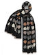 Women's Black Scarf