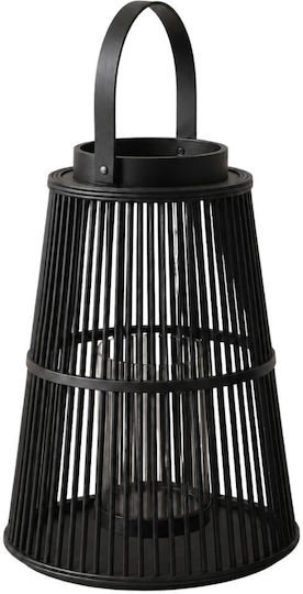 Iliadis Bambus Laterne Schwarz 35x35x55cm