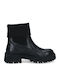 Leather Women's Ankle Boots Black