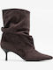 Wildleder Damen Stiefeletten Braun