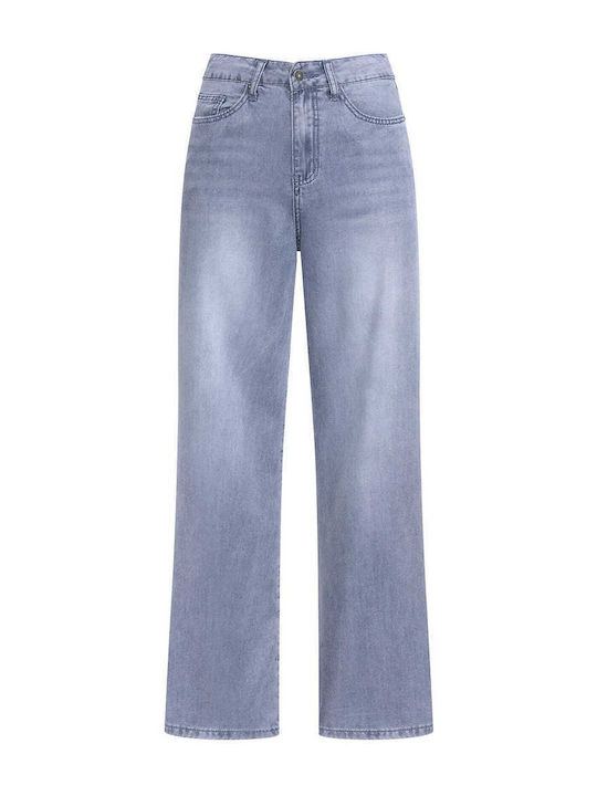 Celestino Damen Jeans Wide Bein Loose Passform ...