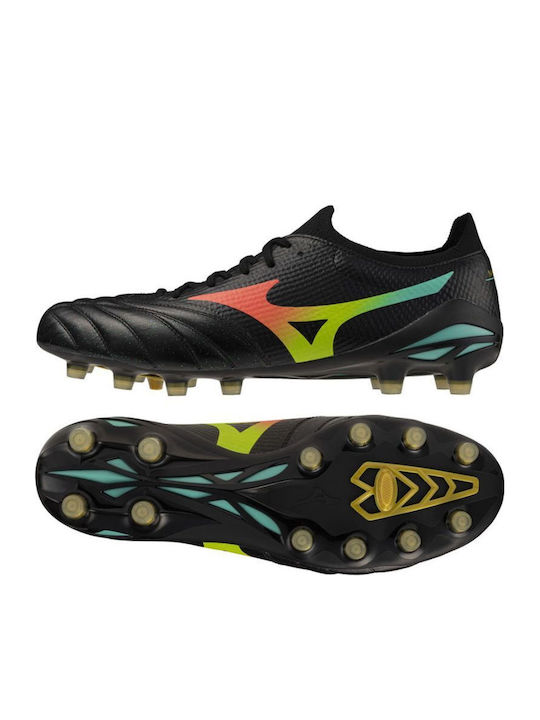 Mizuno Morelia Neo FG Футболни Обувки с Бутони Черни