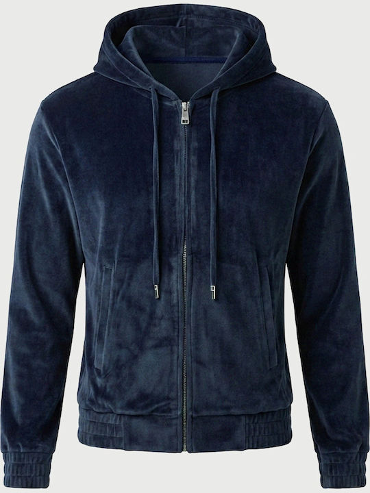 Funky Buddha Women's Hooded Velvet Sweatshirt B...