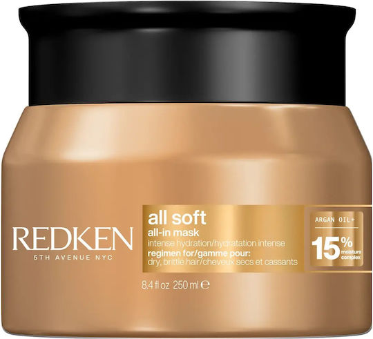 Redken All Soft All In Маска за коса за хидратация 250ml
