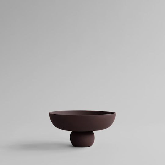 101 Copenhagen Διακοσμητικό Μπωλ Κεραμικό Καφέ 30x30x15cm