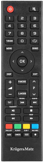Kruger & Matz Compatible TV Remote Control for Kruger&Matz TVs