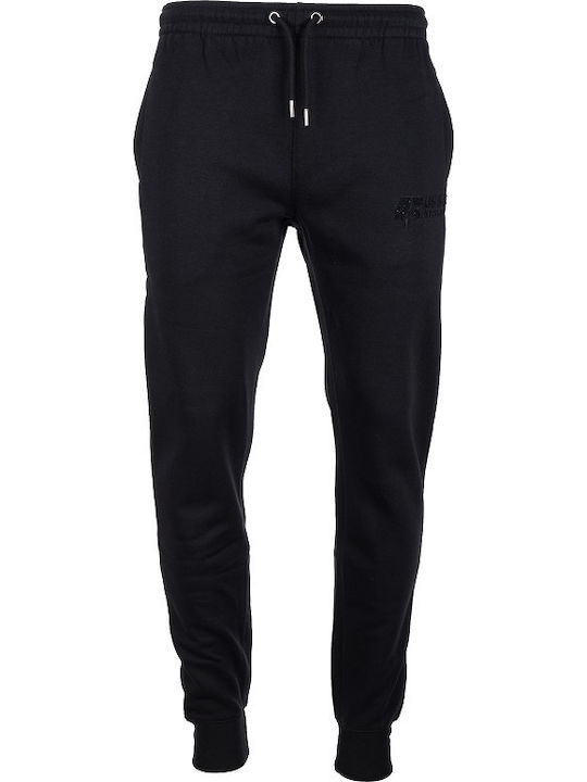 Sweatpants with Elastic Black