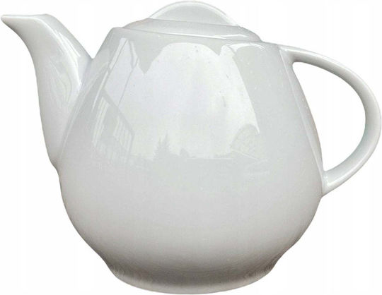 Lubiana Τσαγιέρα Πορσελάνης Λευκή 600ml