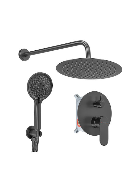 Rea Drop Built-in Mixer Phone & Shower Head Set...