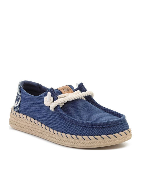 Hey Dude Wendy Women's Moccasins in Blue Colour