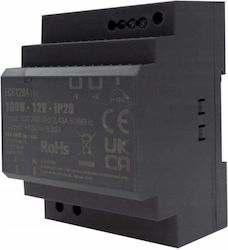 Eco Light DIN Rail Power Supply With 12V Output And 150W Power 12.5A