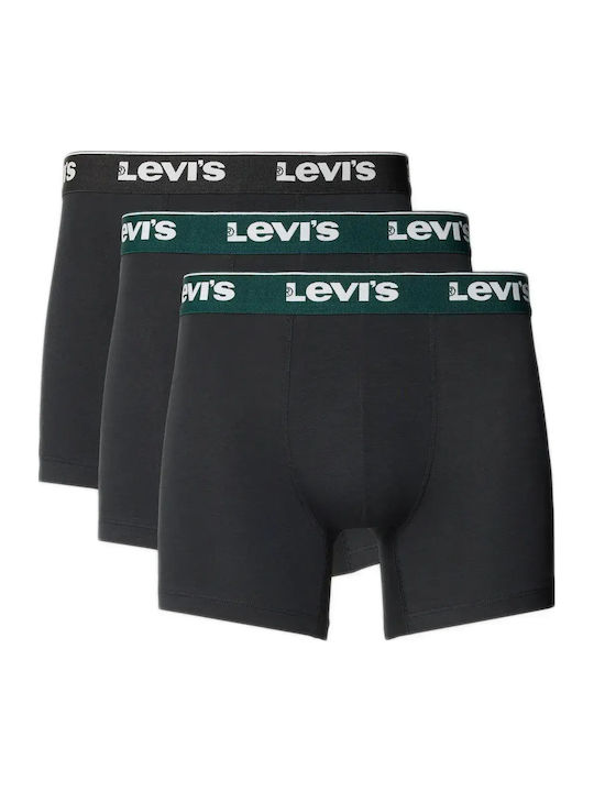 Levi's Boxeri pentru bărbați Black/green Combo ...