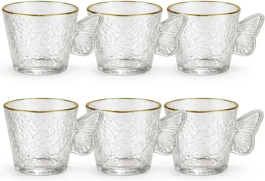 Set Cesti Maro Din Sticlă Transparente 120ml 6 Bucăți