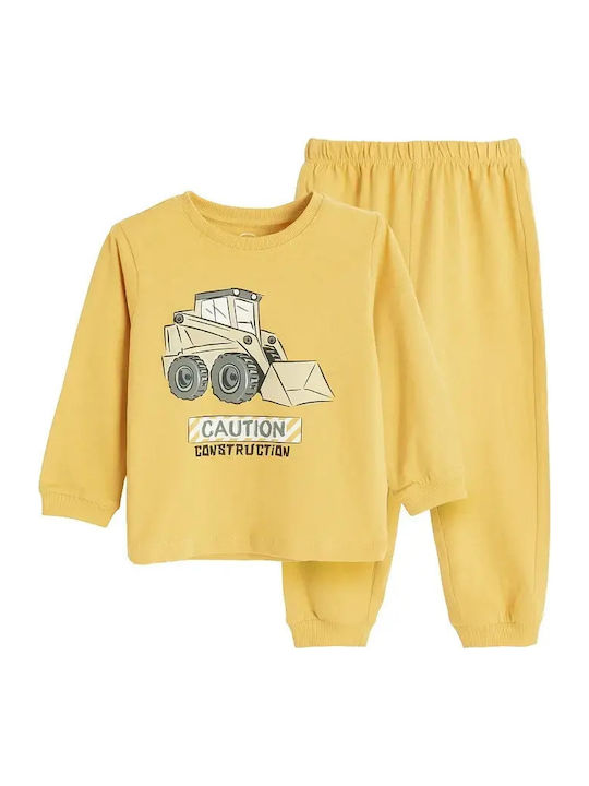 Cool Club Kids Cotton Pyjamas Yellow