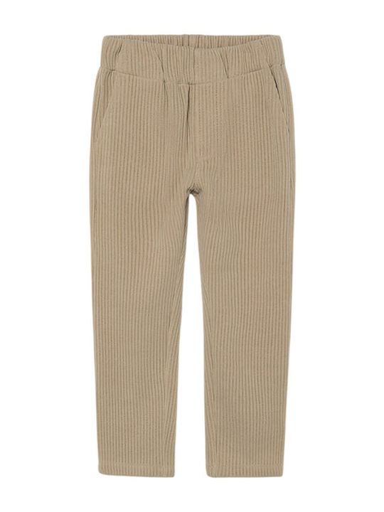 Mayoral Kids Trousers Corduroy Beige