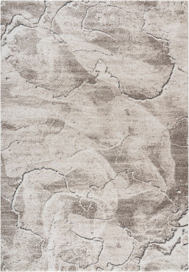 Beauty Home 9978 Non-Slip Rectangular Rug Beige Grey 133x190cm