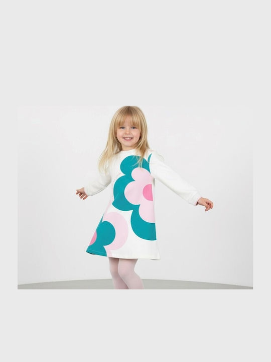 Girls Floral White Dress