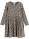 Kinderkleid Langärmelig Braun