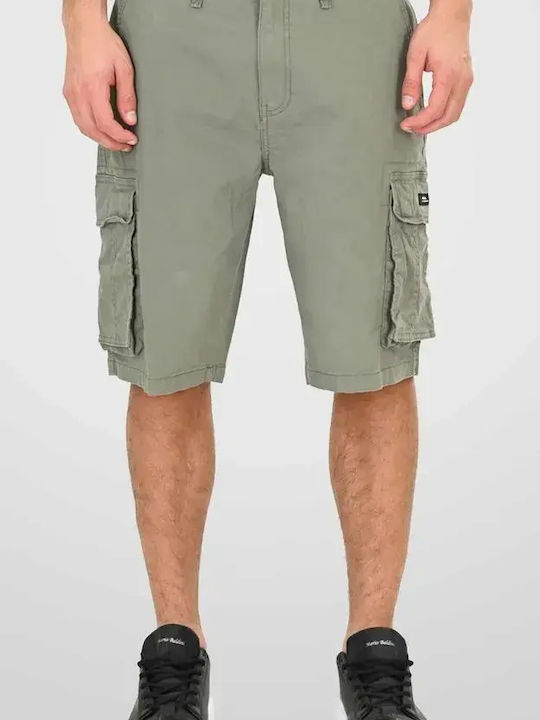 Rebase Pantaloni Scurți Bărbați Cargo Olive