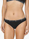 100 H Mini Baumwolle Damen-Slip Periode Schwarz