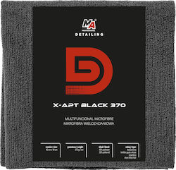 Mikrofaser-Auto-Tücher Für Polieren Und Reinigung 370gsm Schwarze 40x40cm