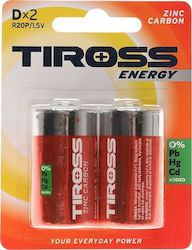 Tiross Alkaline Batteries D 1.5V 2pcs Tiross Alkaline Batteries D 1.5V 2pcs