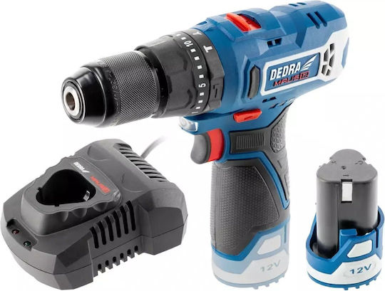 Dedra DED7310T06 Percussive Battery Drill Driver 12V 1x2Ah