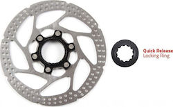 Clarks Δίσκος Φρένου C-cl-160mm Centerlock Δακτύλιος Ασφάλισης Quick Release Ασημί