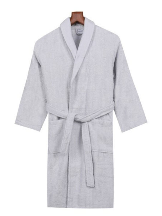 Capa Home Halat de baie cu guler Light Gray 360gr/m²