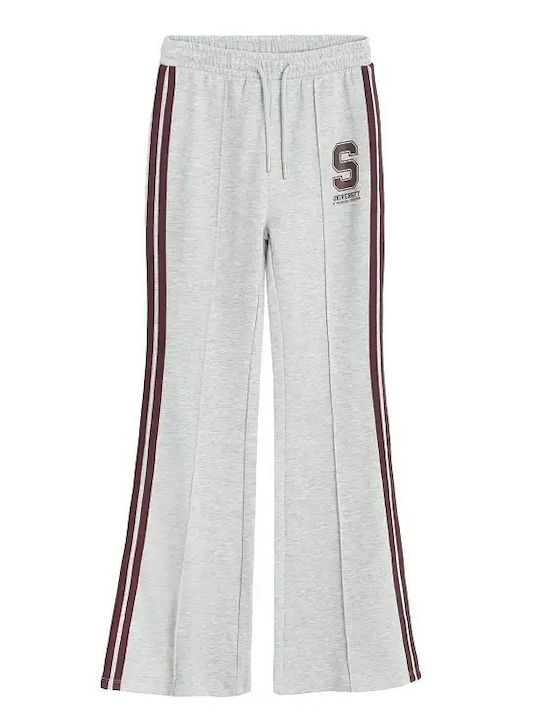 Kids Tracksuit Pants With Top Grey