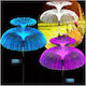 Set 2 Solarleuchten RGB mit Fotowiderstand IP65 5,5x5cm