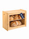 Wellhaus Cutie de pâine din bambus bej 40x20x31cm
