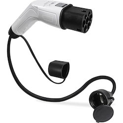 Ev Aohewei Tip 2 La Schuko Cablu de încărcare 16a 250v 3.5kw Adaptor pentru stație de încărcare Iec 62196 Cablu Tpu 60 Cm Protecție Ip55 Compatibil cu mașini electrice Scutere Biciclete electrice Încărcare rapidă
