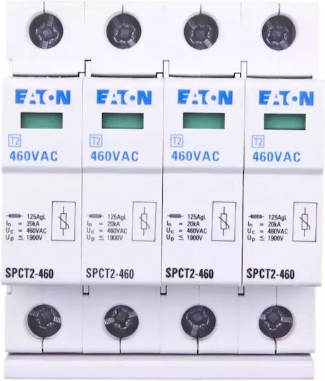 Eaton Мълниезащитен Панел Тип T2 Четириполюсен Максимален Разряден Ток 40kA