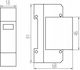 Kanlux Panel Lightning Protection Type T2 Single Pole Maximum Discharge Current 20kA