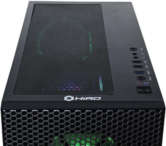 NTT System Hiro Гейминг Настолен Компютър (Ryzen 7-7700/32GB DDR5/1.0TB SSD/GeForce RTX 5070/W11 Home)