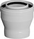 Ricom Reducător De Coș De Fum Pp-al 60 100-80 125 Centrale Termice Pe Gaz Compatibil Ariston Vaillant Beretta Saunier Duval Chaffoteaux