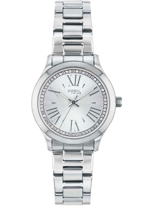 Breil Women's Watch Battery with Silver Stainless Steel Bracelet